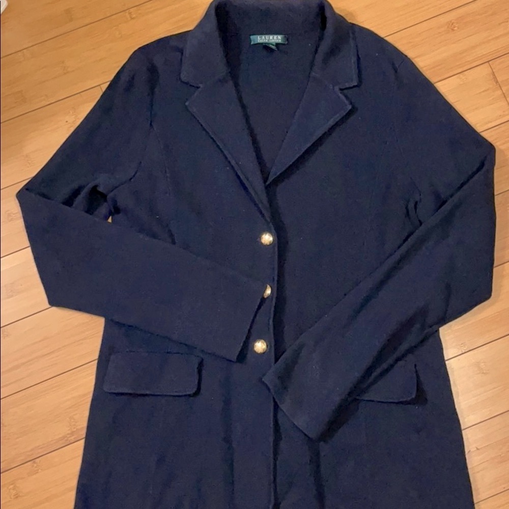 🇺🇸 Ralph Lauren blazer - cotton, navy, softest cotton